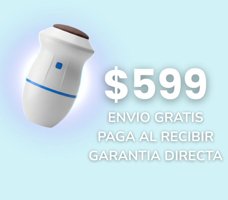 CallusPro™: Exfoliante quita callos eléctrico.