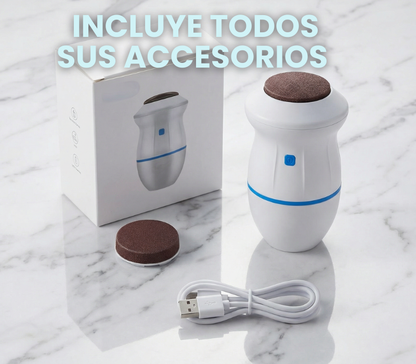 CallusPro™: Exfoliante quita callos eléctrico.