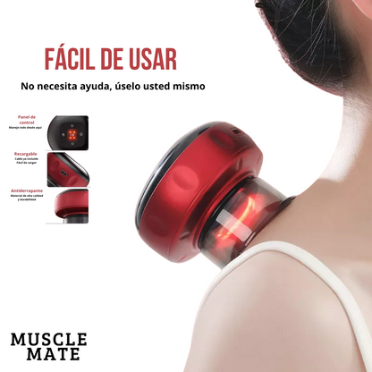 Muscle Mate: Ventosa eléctrica recargable (OF)