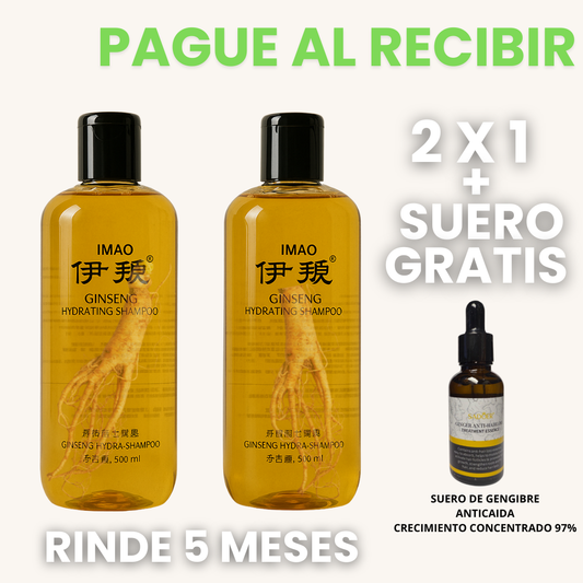 Shampoo de Ginseng con jengibre