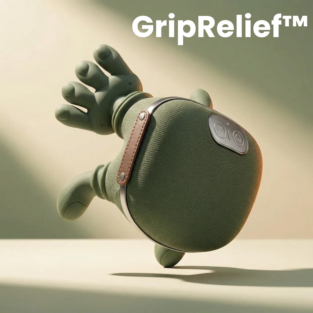GripRelief™: Masajeador de espalda, piernas, brazos