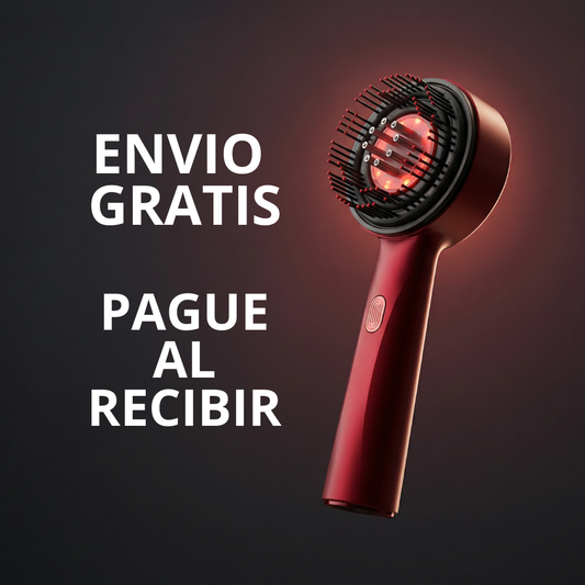 RootRise: Masajeador de cuero cabelludo con luz roja 3 en 1