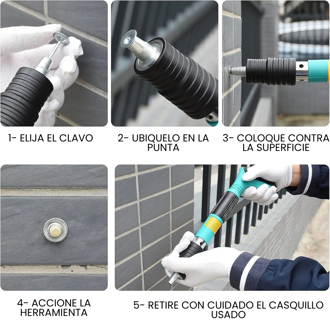 NailMasterPro™: Pistola Fijadora de Clavos Portátil