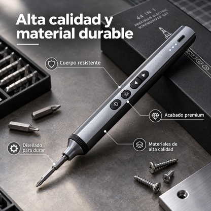 Desatornillador eléctrico HAMMR: +50 accesorios, recargable
